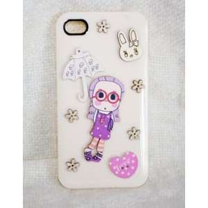   for Apple Iphone 4/4s  Little Girl White Cell Phones & Accessories