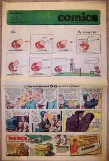 CHICAGO SUN TIMES NEWSPAPER SUNDAY COMICS 3/7 1976 Ziggy Conchy Nancy 