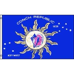  Key West Official Flag   Conch