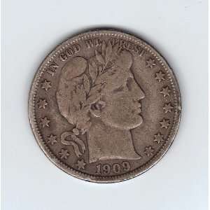  1909 O Barber Half Dollar 