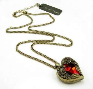 Classcial Heart Wings pendants TAG $14.99 Necklace X10  