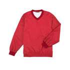 harriton athletic v neck pullover jacket maroon 4xl red 4xl