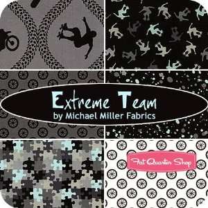  Extreme Team Fat Quarter Bundle   Michael Miller Fabrics 
