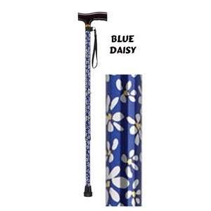  T or Derby Cane in Blue Daisy Design Health & Personal 