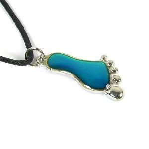 Foot Fun Fashion Mood Pendant on Corded Necklace Jewelry