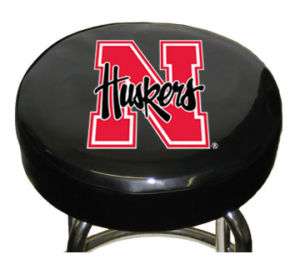 Nebraska Huskers Bar Stool Slip on Cover pads  