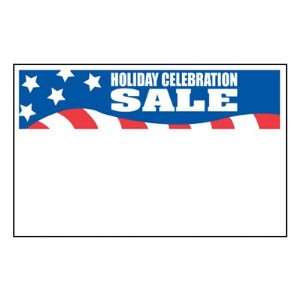 Holiday Celebration Sale   Large Item Price Shelf Signs (100pk)   11 