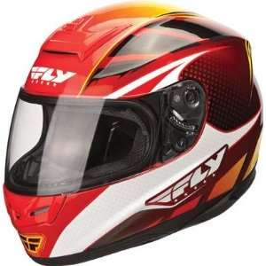  G Max Paradigm Helmet , Color Red/Yellow, Size XL 73 