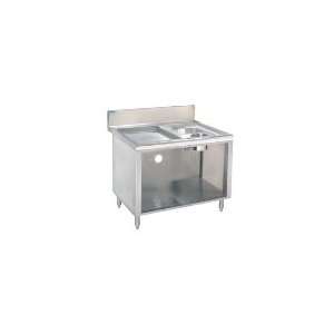 Supreme Metal PRWC 24 42   42 in Open Wet Dry Waste Cabinet, 4 in Deck 