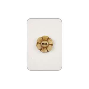  Flower Henna Bone Button   Button from Mission Falls