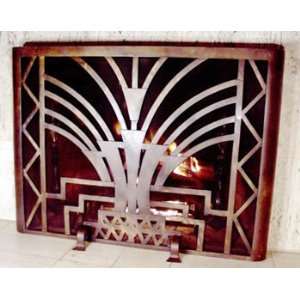Art Deco Fireplace Screen:  Home & Kitchen