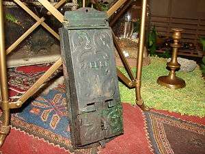 Vintage cast iron wall mounted mailbox  