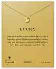 dogeared lucky cat necklace in gold 16 