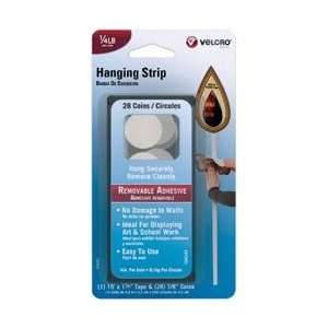  Velcro brand Removable Hanging Strip 15X1 1/4 White W/28 