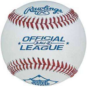 Rawlings AAU 2 Leather Baseball:  Sports & Outdoors