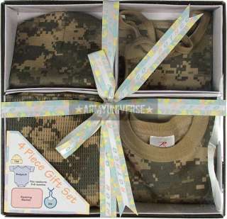 ACU Digital Camouflage Military Infant Baby Gift Set (Item# 6995)