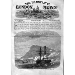  1865 Ship H.M.S. Bulldog Flotilla Forts Cape Haytien