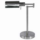   Adjustable Full Spectrum Table Lamp, Brushed Steel, 15 1/2 High