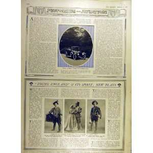  1917 Napier Car Hampstead Theatre Plays Scene Print