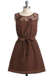 Brown Lace Dress  Modcloth