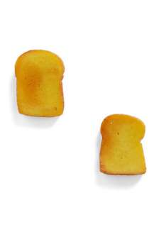 Youre Toast Earrings by Hannah Makes Things   Yellow