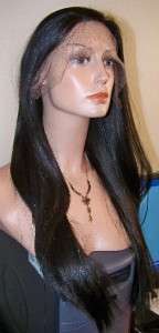   LACE FRONT WIG SILKY STRAIGHT HEAT RESISTANT 22/28 CROWN TO TIPS
