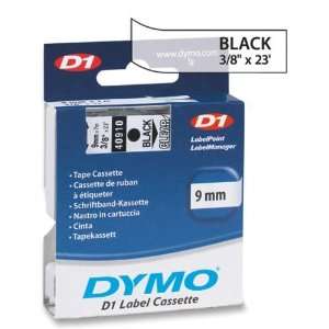  DYMO Label & Printing Products 40910 TAPE 3 8 BLACK ON 