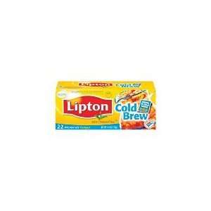 Lipton Black Tea Bags, Cold Brew, 22 ct: Grocery & Gourmet Food