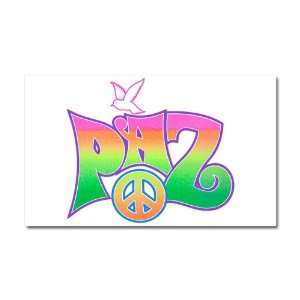   20 x 12 Paz Spanish Peace with Dove and Peace Symbol 