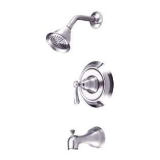   Handle Pressure Balance Tub/Shower Faucet, Brushed Nickel 