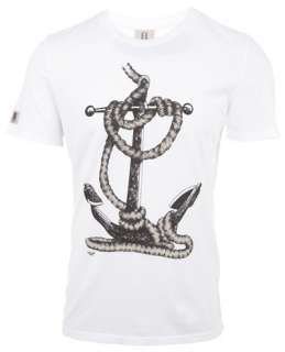 Maesna Anchor Print T Shirt   Tessabit   farfetch 