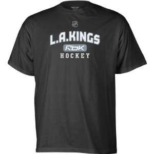  Los Angeles Kings  Black  Center Ice RBK Practice T Shirt 