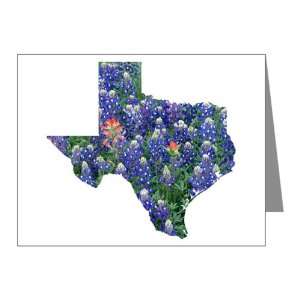    Note Cards (10 Pack) Bluebonnets Texas Shaped: Everything Else