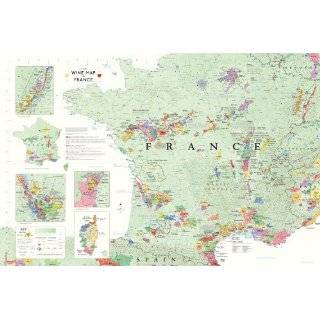 Burgundy (Bourgogne) Region Wines map instructional and Pictorial on 