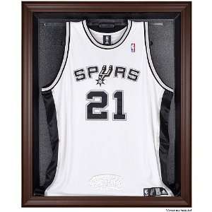   San Antonio Spurs Brown Framed Jersey Display Case