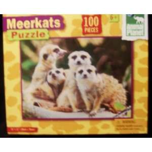  Animal Planet Meerkats 100 Piece Jigsaw Puzzle: Toys 