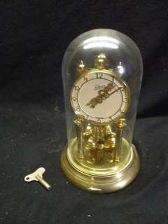 Vintage Schatz 400 Day Anniversary Clock 2 Jewels Unadjusted WORKING 