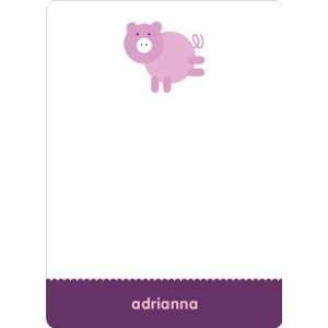  Personal Stationery for Little Piggy Modern Birthday Party 