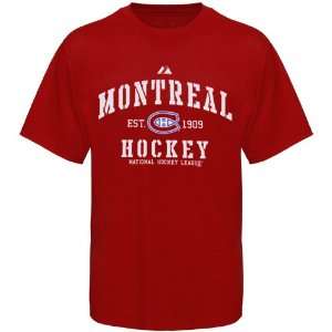  Majestic Montreal Canadiens Red Ice Classic T shirt 