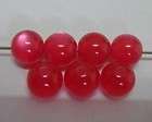   shipping 70pcs Red peony color Charm Full Resin Interval beads 6mm P55