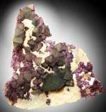 Zoned Green/Purple Octahedral FLUORITE Crystals China  