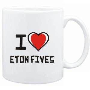  Mug White I love Eton Fives  Sports