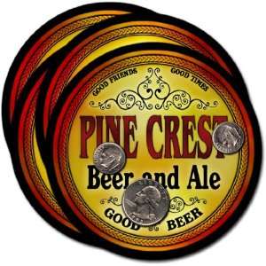  Pine Crest , CO Beer & Ale Coasters   4pk 