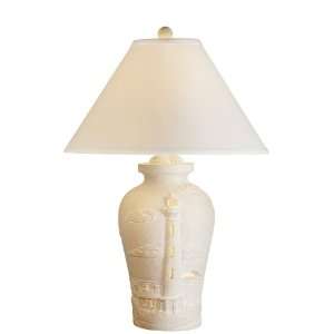    Beige Urn Lighthouse Night Light Table Lamp: Home Improvement
