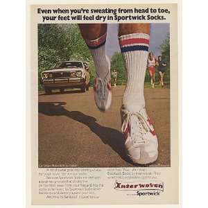  1977 Datsun B210 Interwoven Sportwick Socks Runners Print 