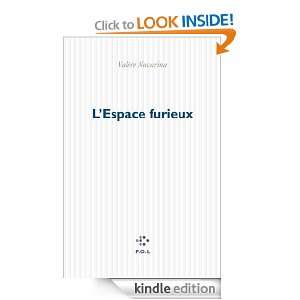 Espace furieux (FICTION) (French Edition): Valère Novarina:  
