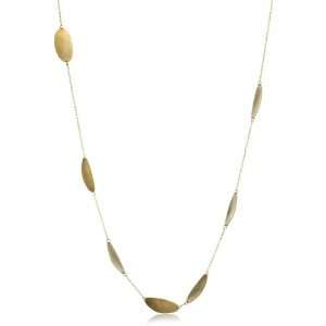  Shaesby Cypress 14k Yellow Gold Oval Floater Necklace Jewelry