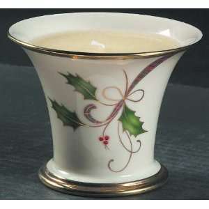   Holiday Nouveau Gold Candle Votive, Fine China Dinnerware: Home