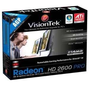   VT26P256AGP HD2600 Pro 256MB AGP Radeon Graphics Card: Electronics