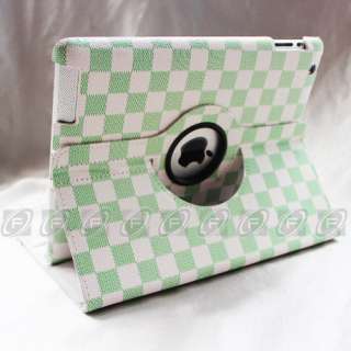 iPad 2 360° Stylish Rotating Magnetic Leather Case Smart Cover With 